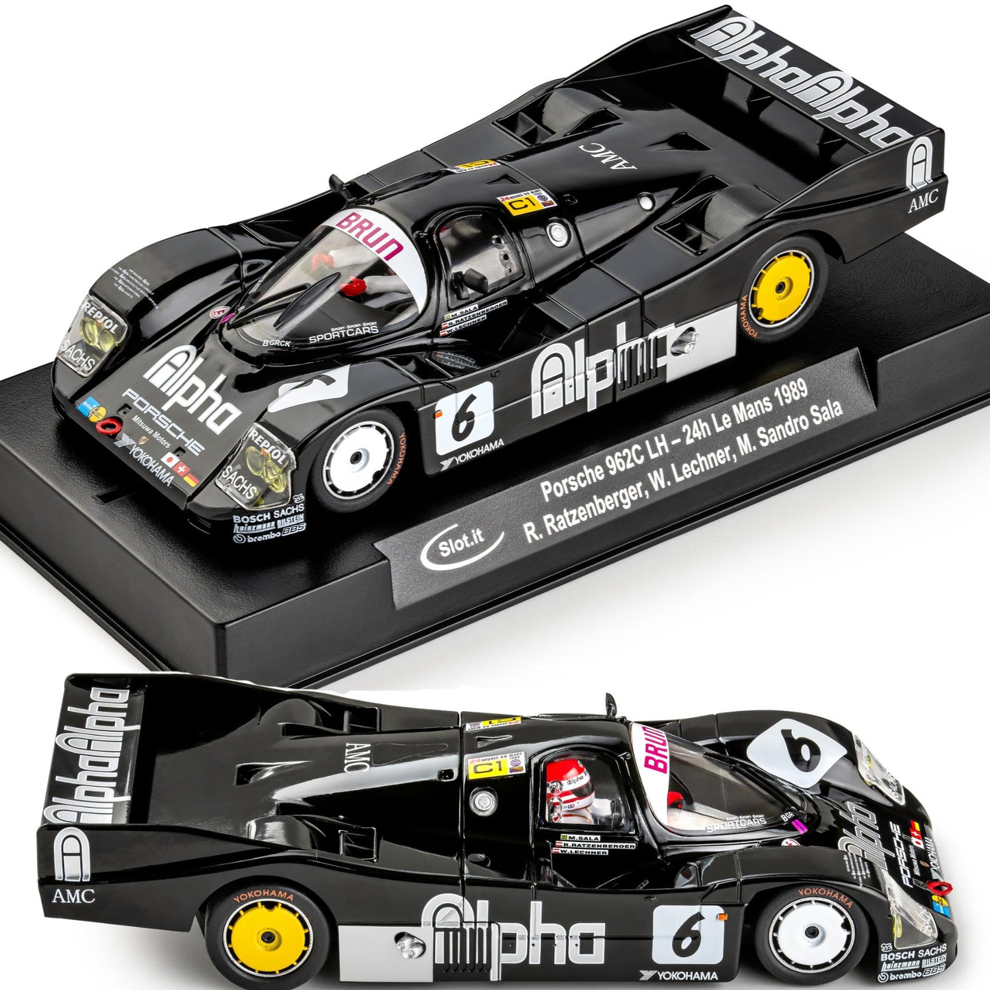 Slot.it Porsche 962C LH Le Mans 1989 1/32 Slot Car SICA03N CA03N