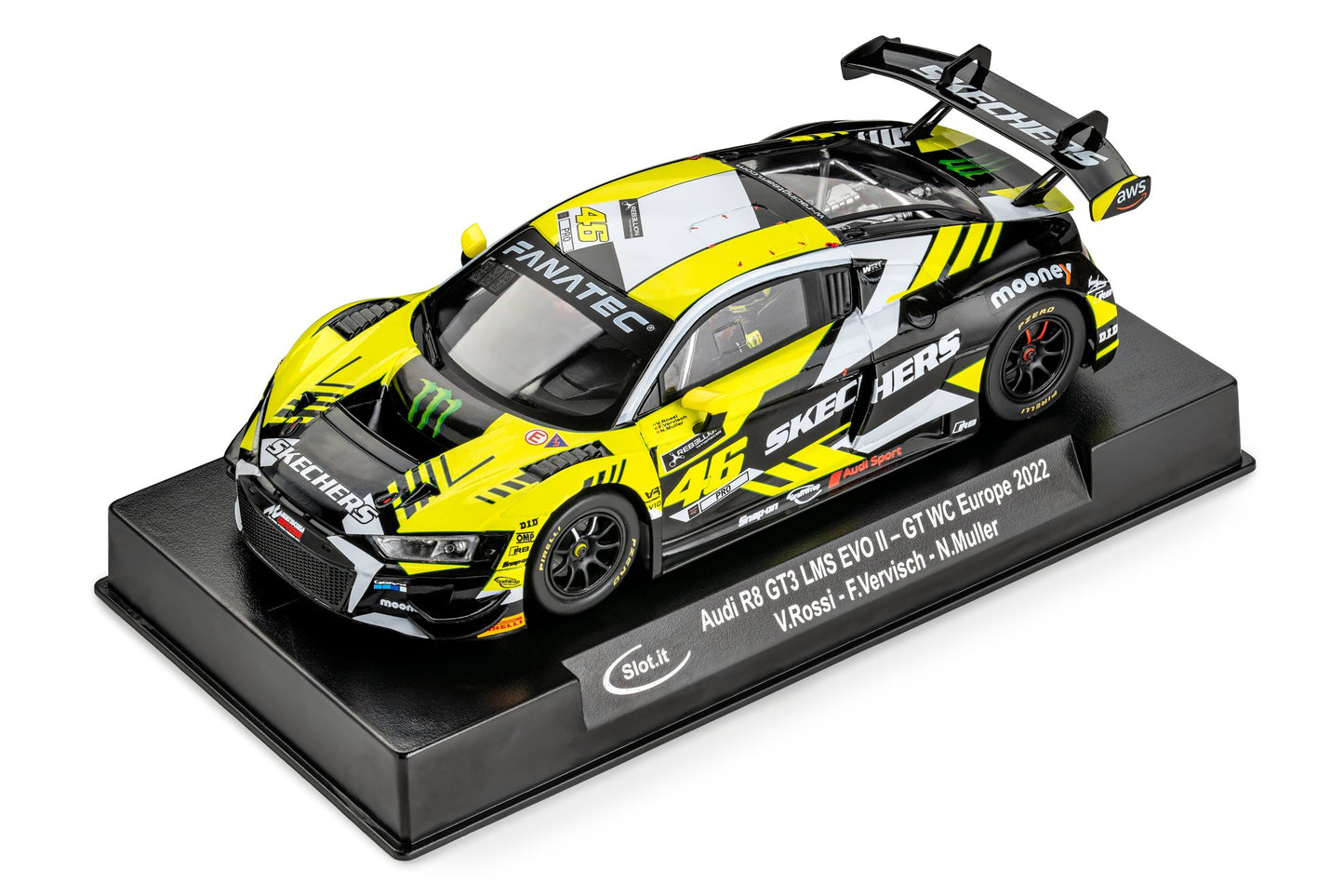 Slot.it Audi R8 GT3 LMS EVO II 24h GT WC Europe 2022 1/32 Slot Car SICA58B CA58B