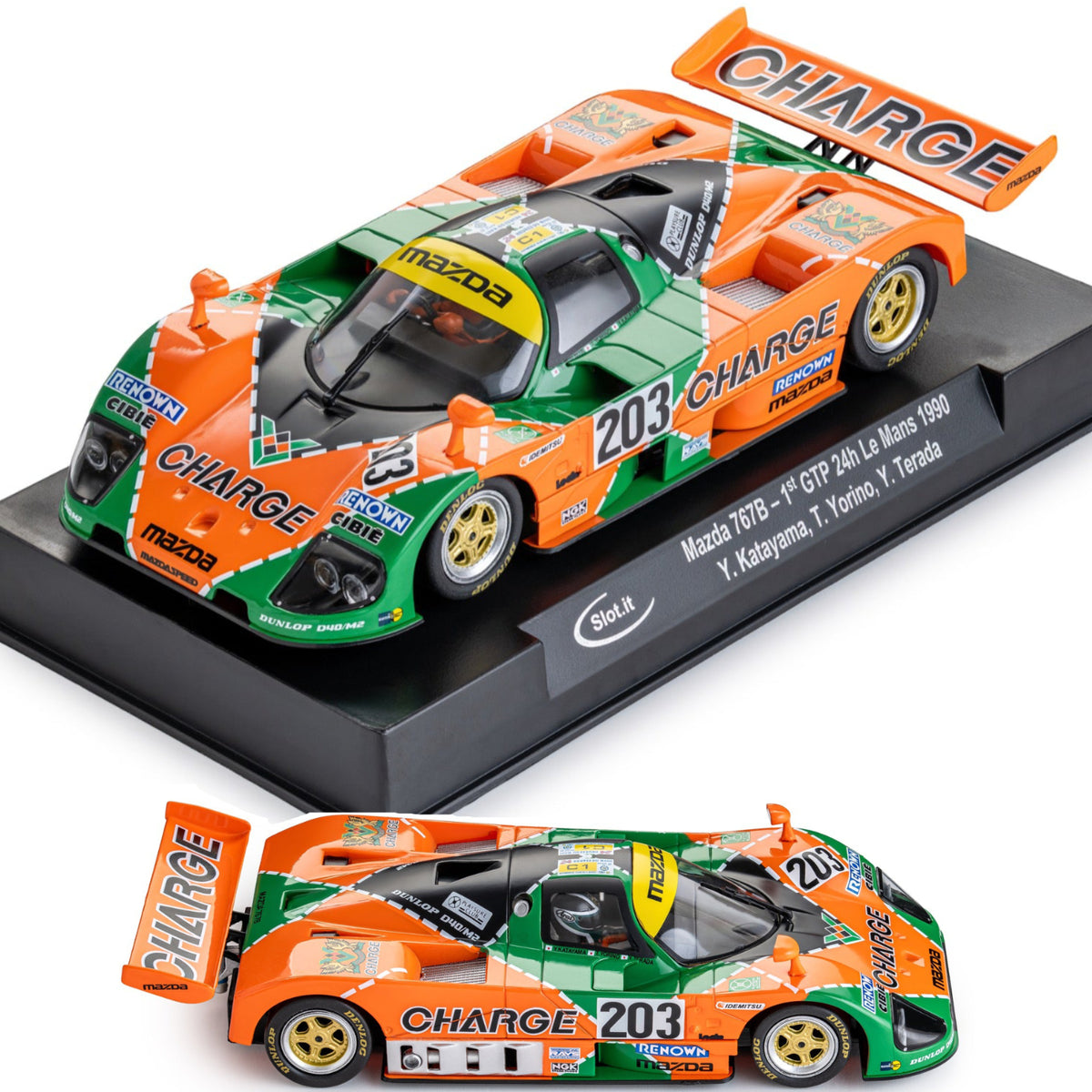 Slot.it Mazda 767B #203 1st GTP Le Mans 24h 1990