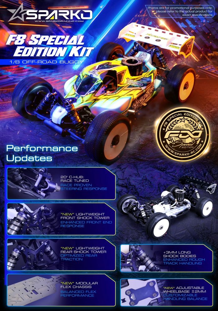 Sparko F80001-SE Special Edition Nitro Buggy Kit.