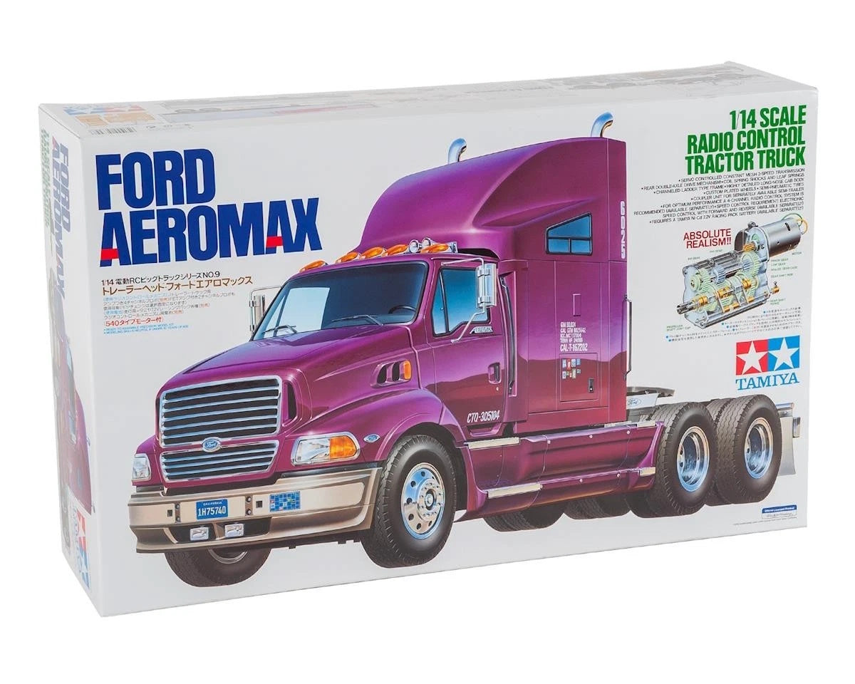 Tamiya Ford Aeromax 1/14 RC Semi Truck Tractor Kit 3-Speed 56309