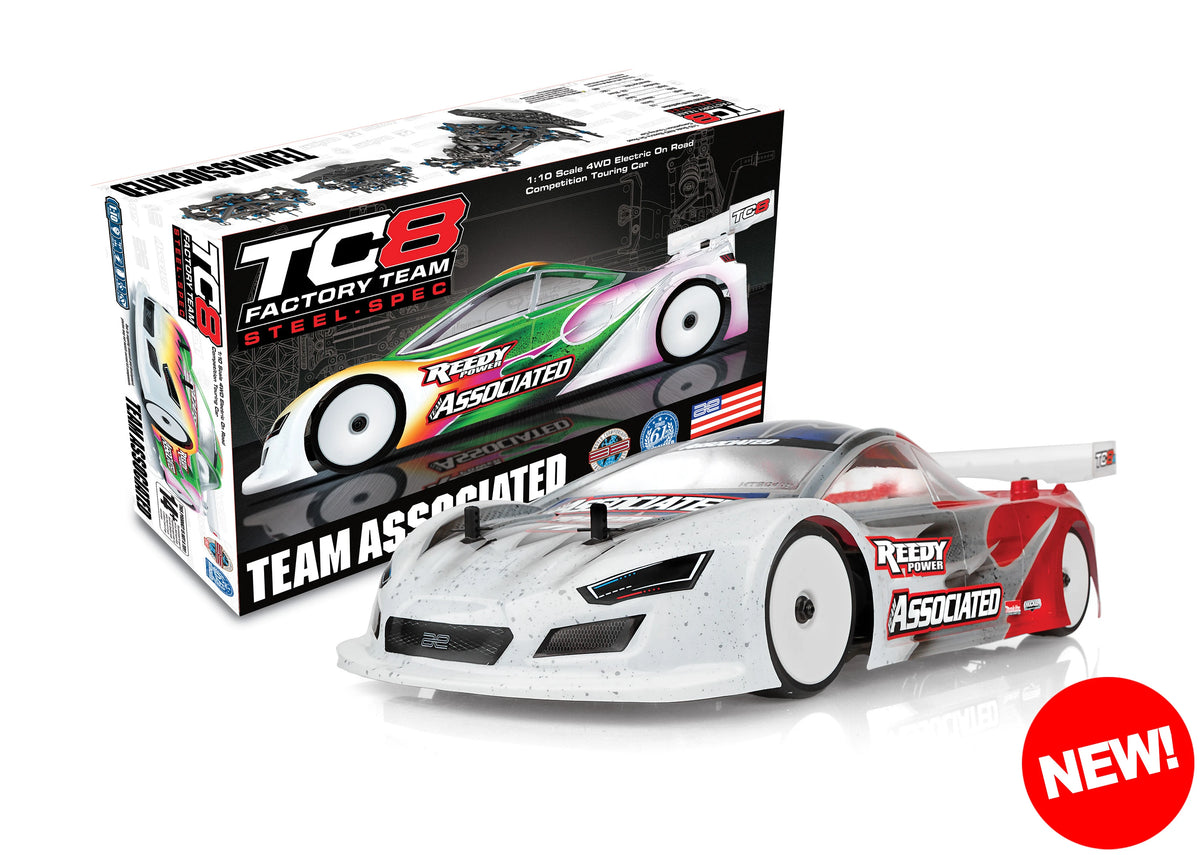 Team Associated ASC30142 TC8 Steel-Spec Team Kit
