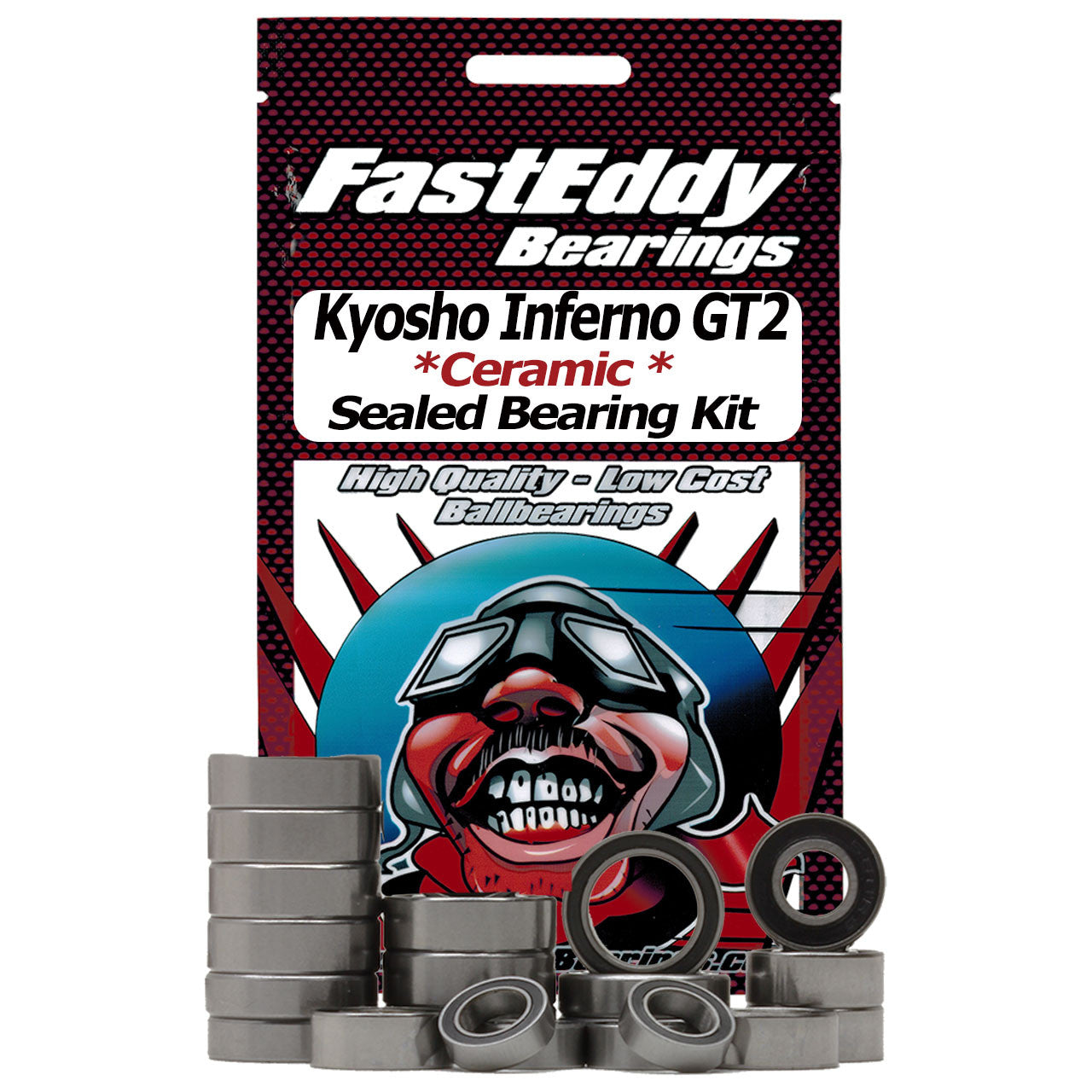 Fasteddy Kyosho Inferno GT2 Ceramic Rubber Sealed Bearing Kit