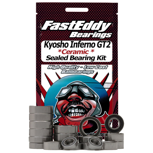 Fasteddy Kyosho Inferno GT2 Ceramic Rubber Sealed Bearing Kit
