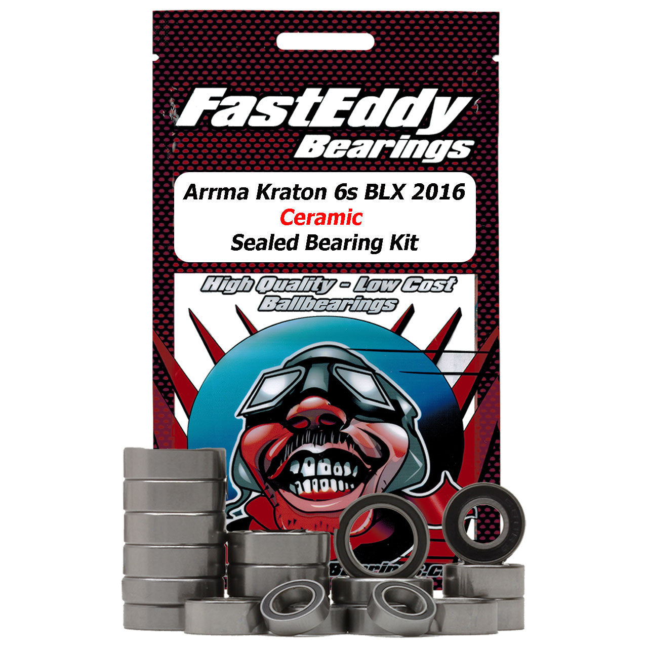 Fasteddy Arrma Kraton 6S BLX 2016 Ceramic Sealed Bearing Kit