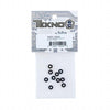 Tekno RC 1264 – M2.6×6.0x0.5mm Washer (black, 10pcs)