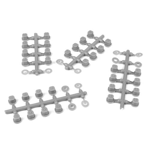Tekno RC TKR6544B Hinge Pin Inserts Wheelbase Shims