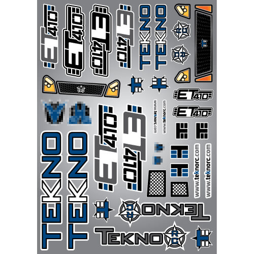 Tekno RC TKR7213 Decal Sheet ET410