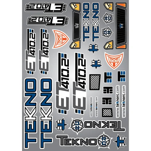Tekno RC TKR7214 Decal Sheet ET410.2