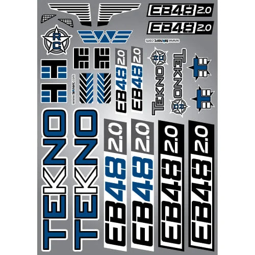 Tekno RC TKR9246 Decal Sheet EB48 2.0