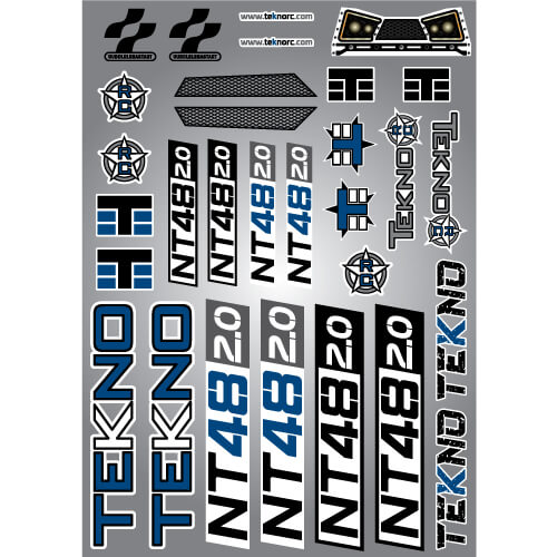 Tekno RC TKR9446 Decal Sheet NT48 2.0