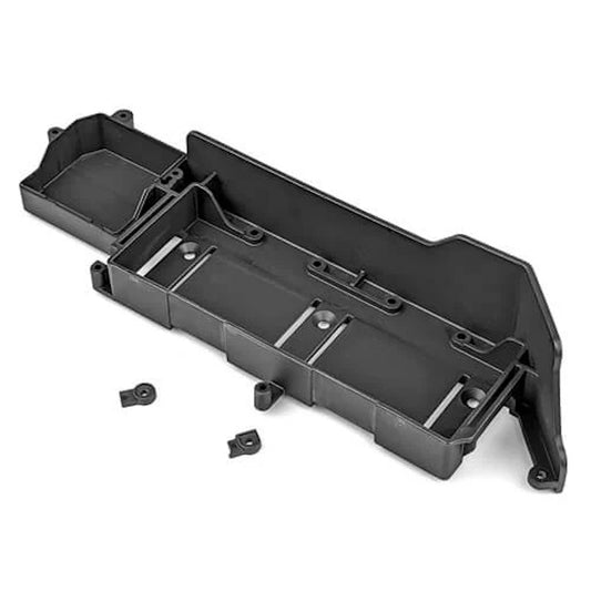 Tekno RC 9525L – Mud Guard, Battery Tray, RX Box (left, SCT410 2.0)