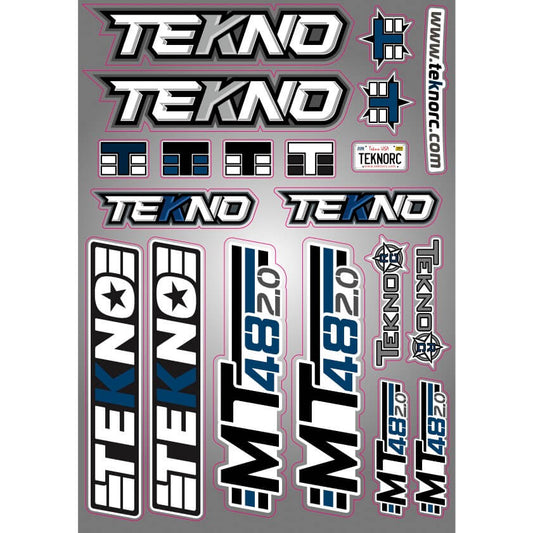Tekno RC TKR9618 Decal Sheet MT48 2.0