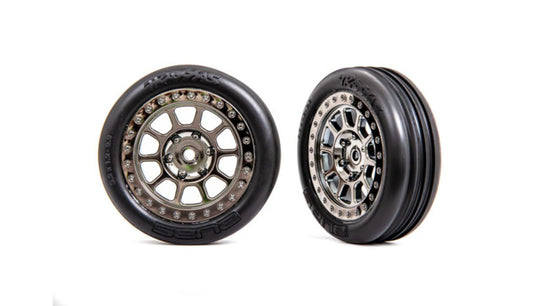 Traxxas 2471T Alias Ribbed Tires Wheels Front