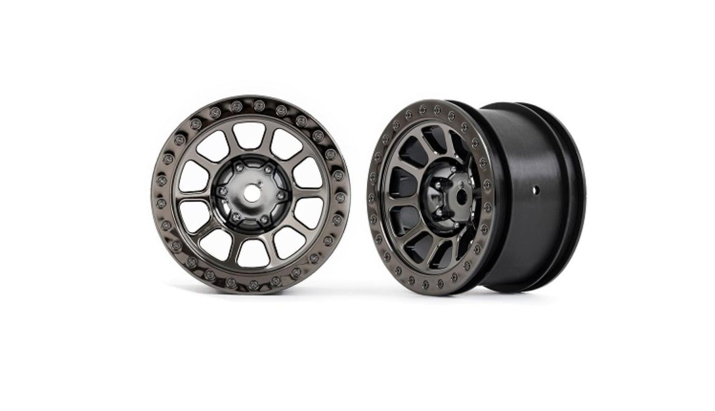 Traxxas 2480A Black Chrome Bandit Rear Wheels
