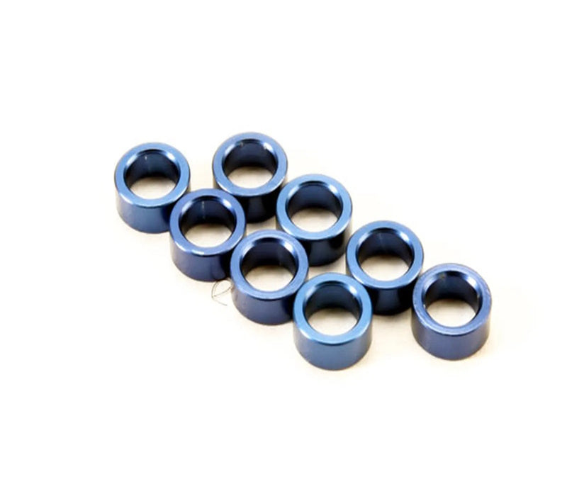 Traxxas TRA5133A - Aluminum Pushrod Spacer, Blue (8) - PowerHobby