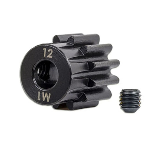 Traxxas TRA6482X Pinion Gear 12T 1.0 Mod/5mm Shaft w/Screw Sledge - PowerHobby