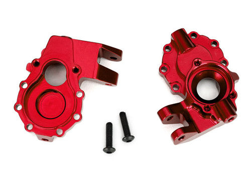 Traxxas 8252R Red Aluminum Inner Front Portal Housings