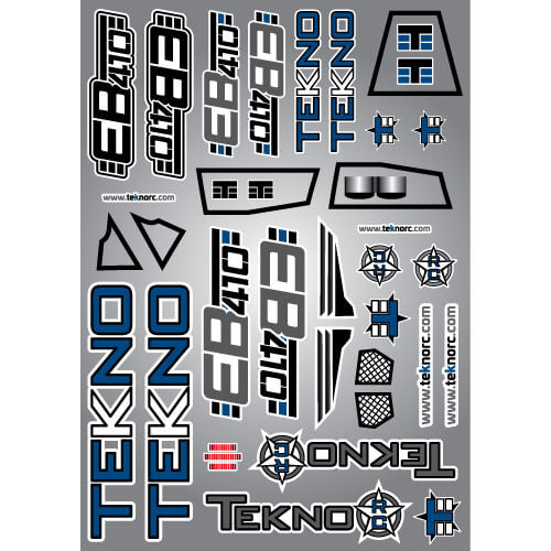 Tekno RC TKR6647 Decal Sheet EB410