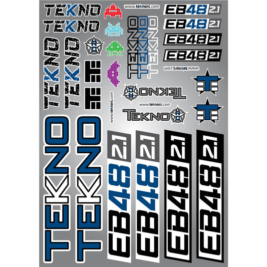 Tekno RC TKR9247 Decal Sheet EB48 2.1