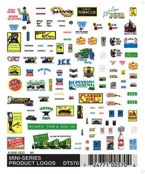 Woodland Scenics Dry Transfer Decals HO Scale – Aufkleber Für Modellbau, Union Pacific Box Cars