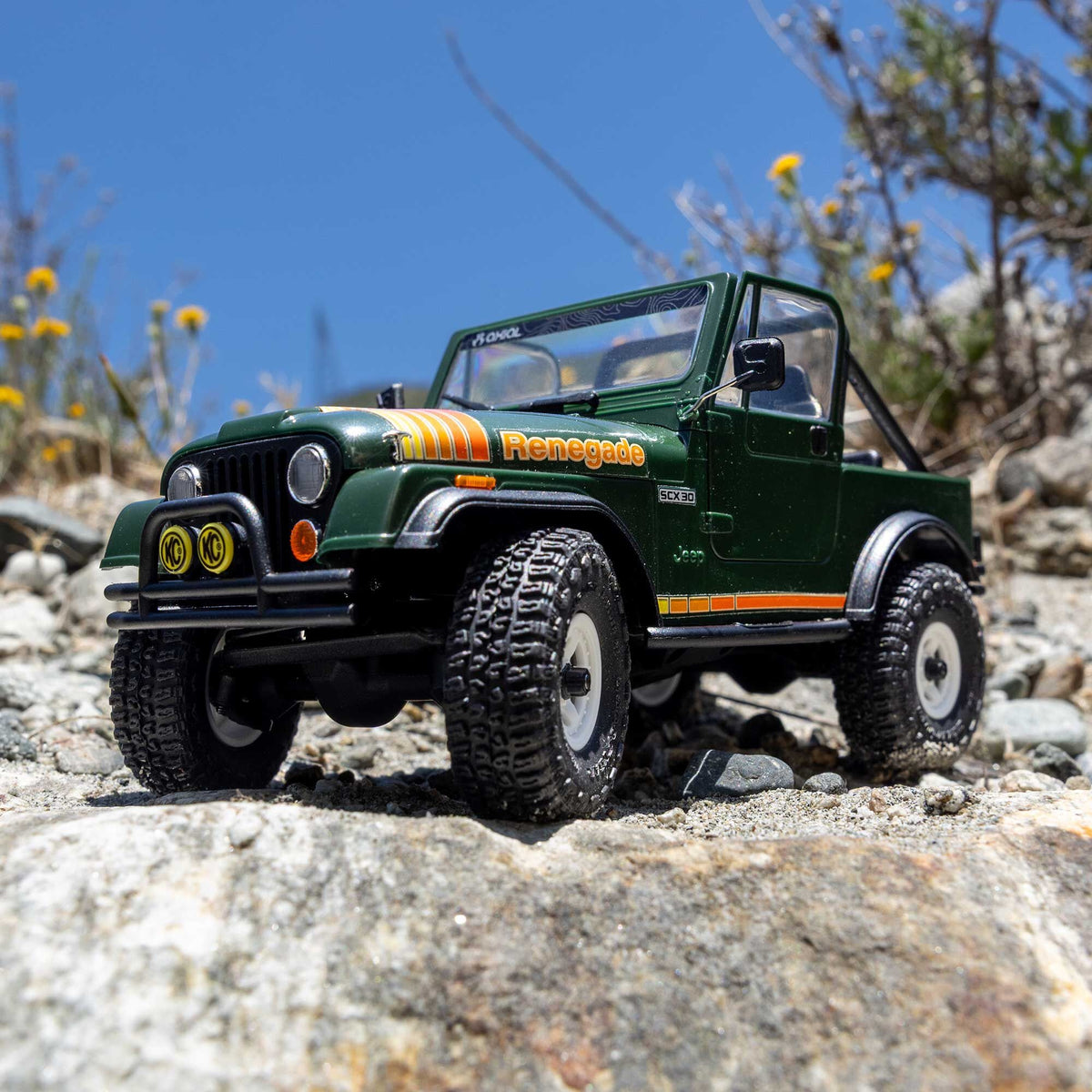 Axial SCX30 Jeep CJ-7 Renegade box contents