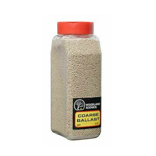 Woodland Scenics B1387 Ballast Coarse Buff 32oz