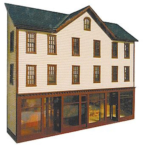 Branchline Laser-Art 647 Structures HO HC's Mercantile Backdrop Building