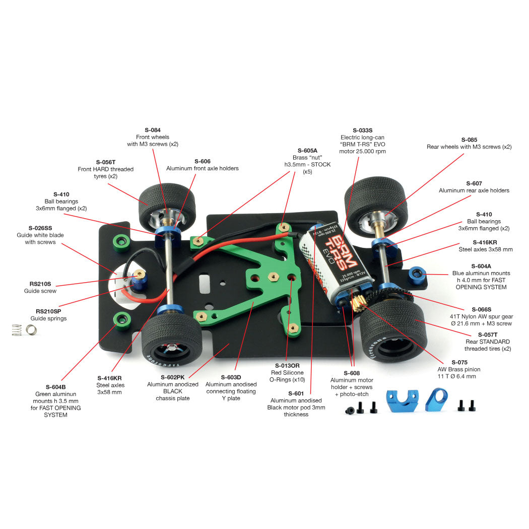 BRM 1/24 Porsche 917K #3 Lucky Strike 9h Kyalami 1971 Slot Car BRM174