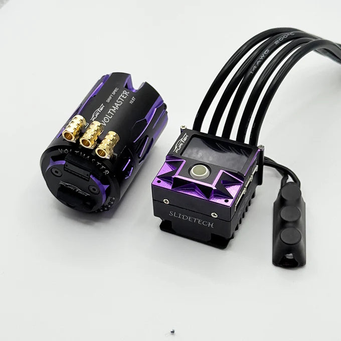 Furitek FRU-2656 SlideVolt 1/10 Drift Sensored Brushless ESC & Motor Combo