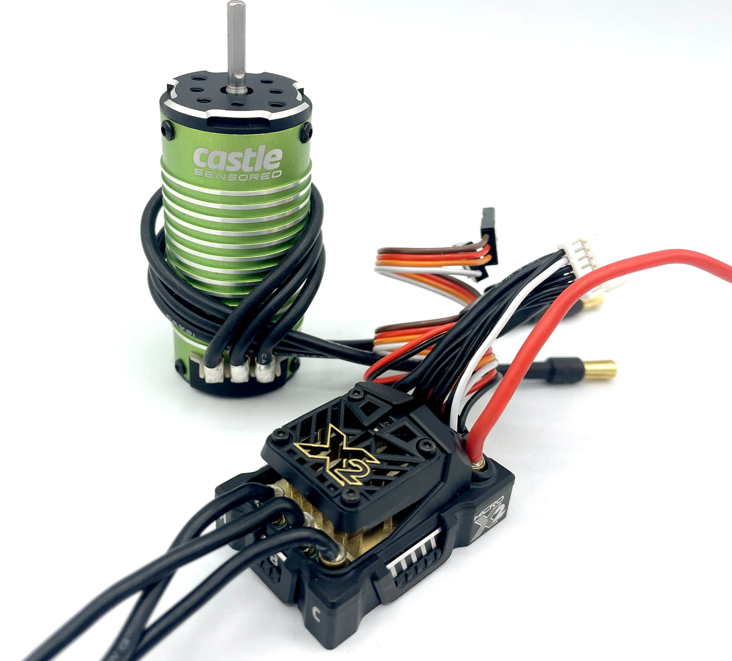 Castle Mamba Micro X2 WP ESC with 1010-4400kV Sensored Motor Combo
