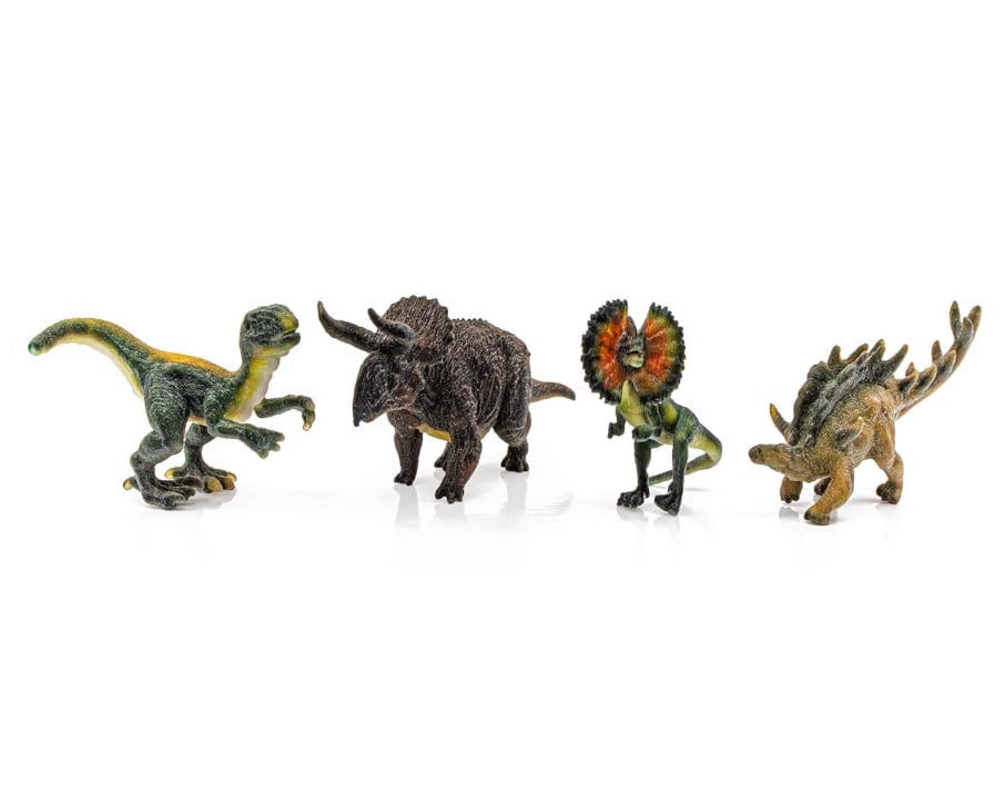 Woodland Scenics A2869 Find Me Figures Dinosaur Figures - HO Scale (4PK)
