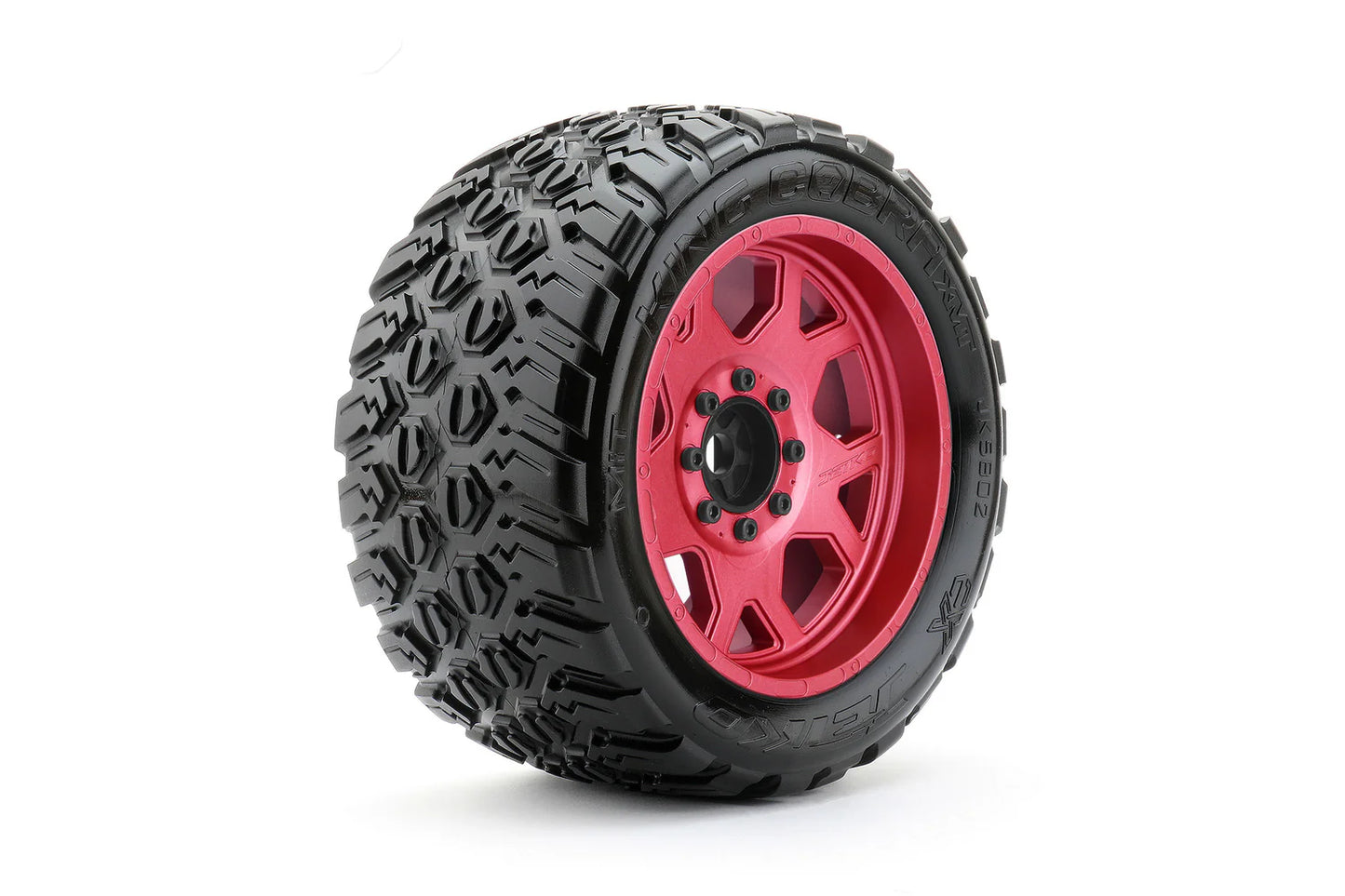 Powerhobby King Cobra 1/5 Belted Tires Red (4) FOR Traxxas X-Maxx Kraton 8S