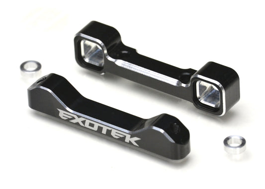 Exotek 2067 Losi 22S 7075 Aluminum Arm Mounts, for Rear Toe Adjustments