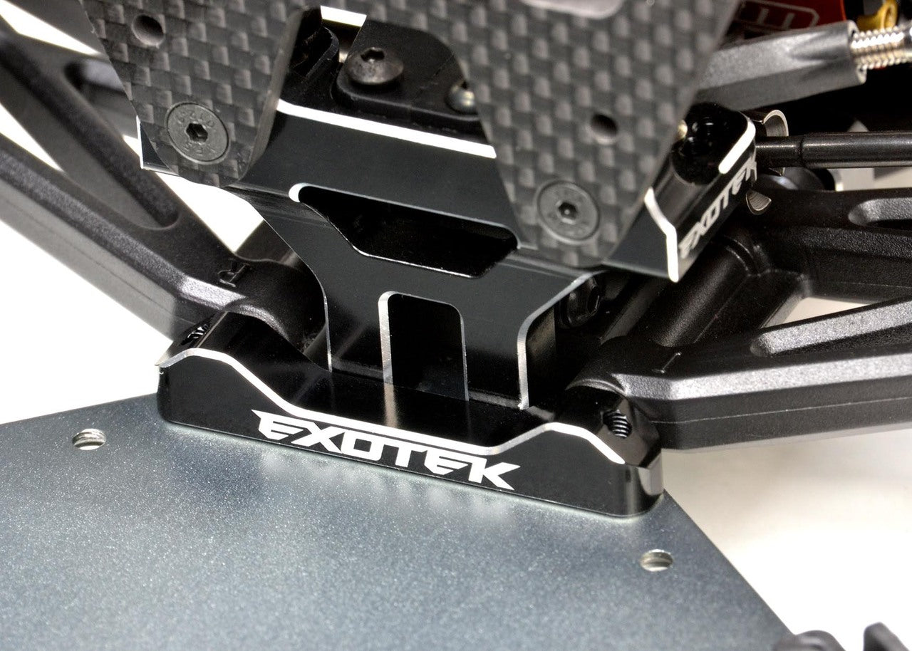 Exotek 2067 Losi 22S 7075 Aluminum Arm Mounts, for Rear Toe Adjustments