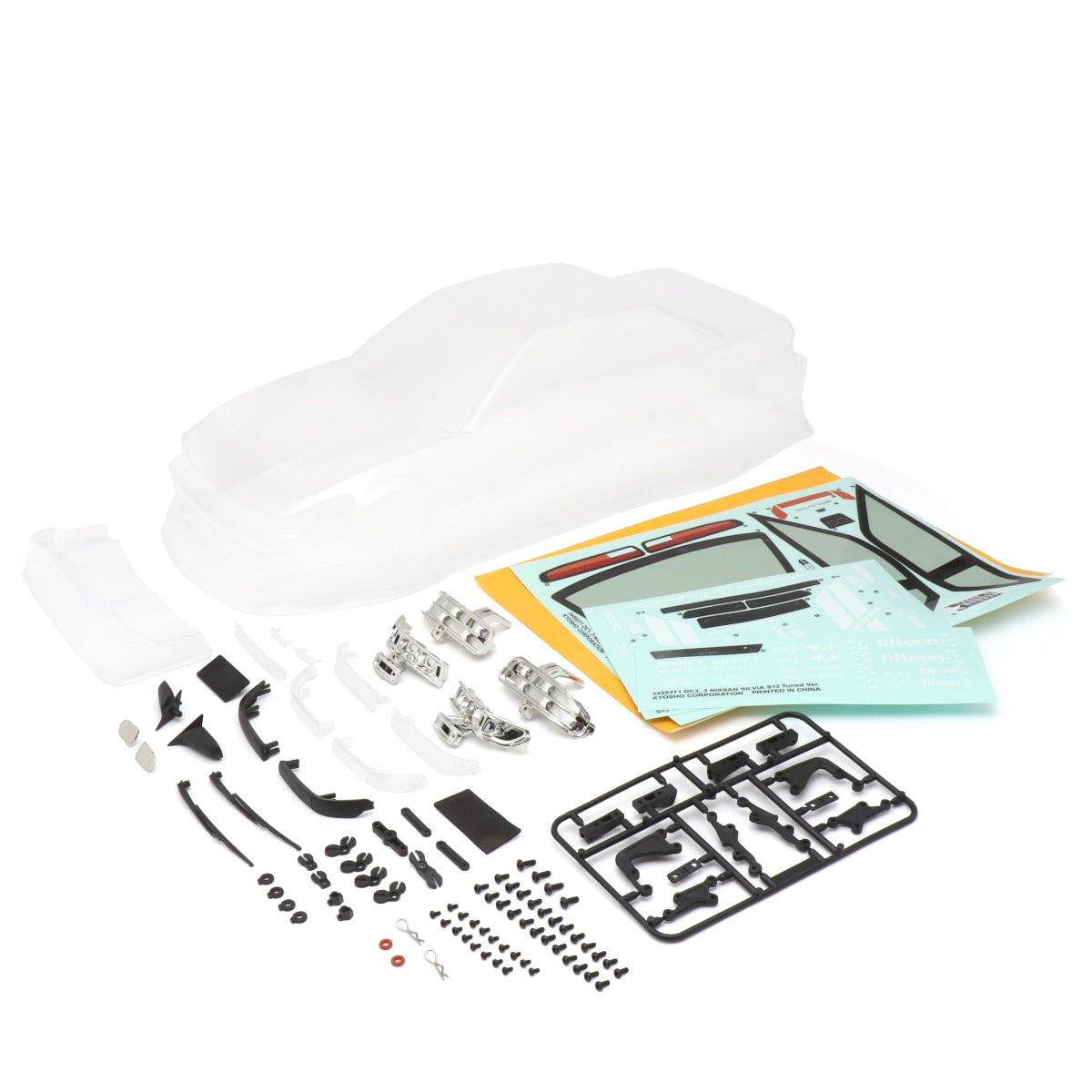 Kyosho FAB619 Silvia S13 Tuned Version clear body