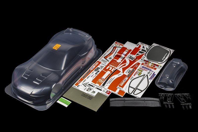 HPI 7486 Toyota Supra GT Body (200mm), Clear.