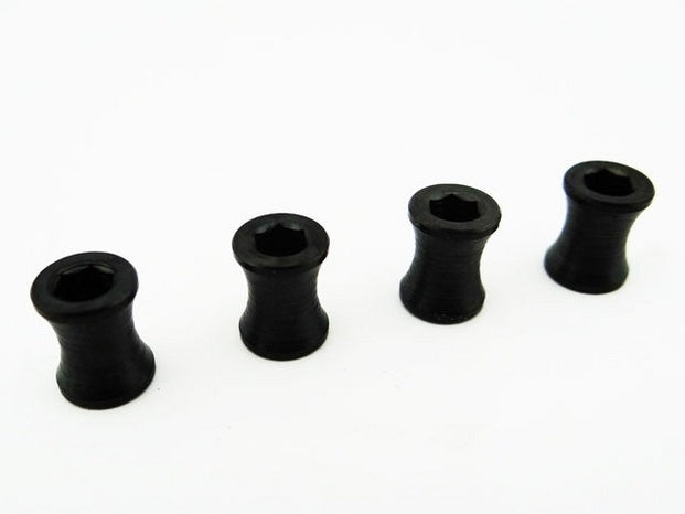 Hot Racing Black Steel M4 Wheel Barrel Nut Fastener