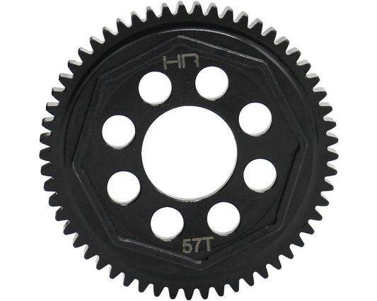 Hot Racing Steel Spur Gear, 57 Tooth/0.8 Mod, for Arrma 1/10 4x4 BLX