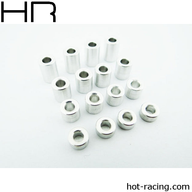 Hot Racing M3 3 -9mm Aluminum Standoff Spacer (16)