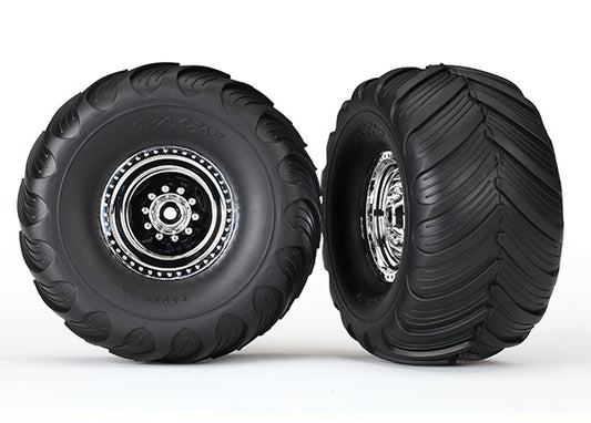 Traxxas 3663X Chrome Terra Groove Tires