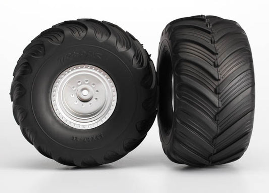 Traxxas 3665 Tires Wheels Terra Groove Satin