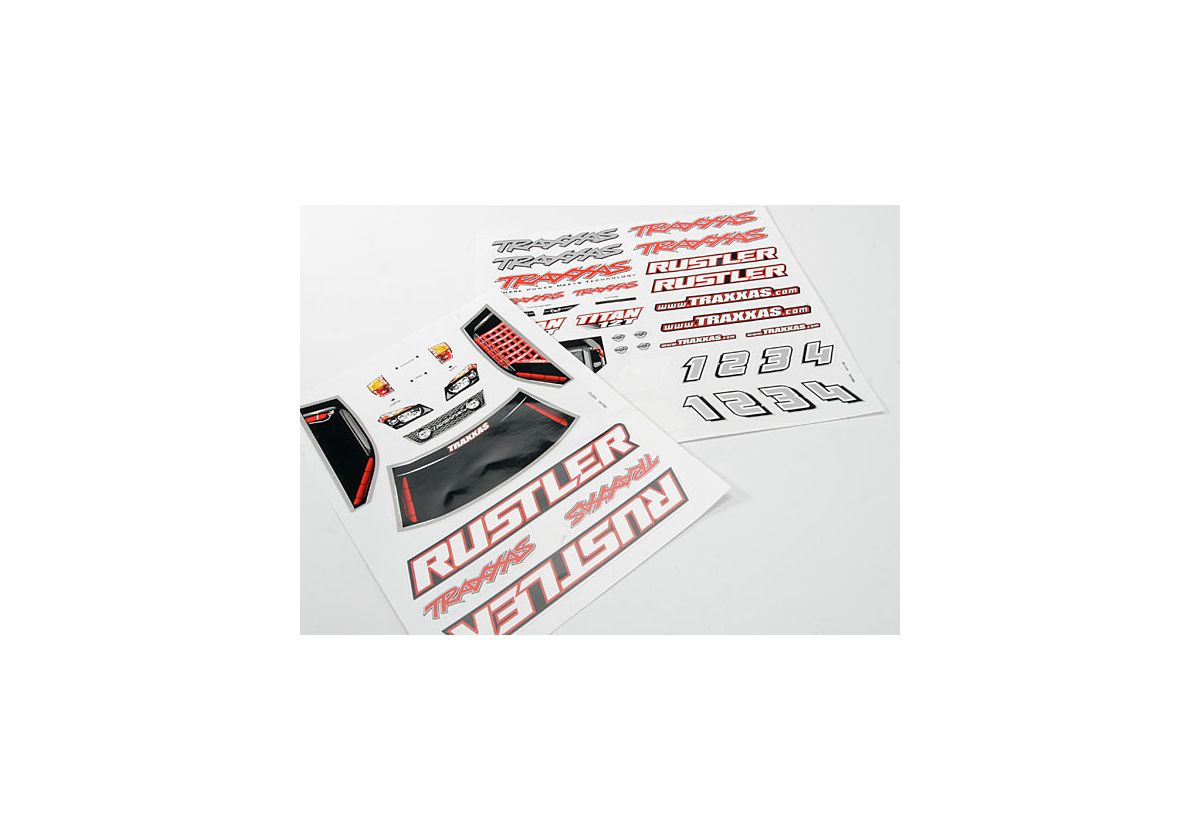 Traxxas 3716 Rustler Decal Sheets