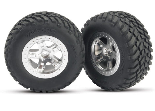 Traxxas 5875 SCT Tires Wheels Front