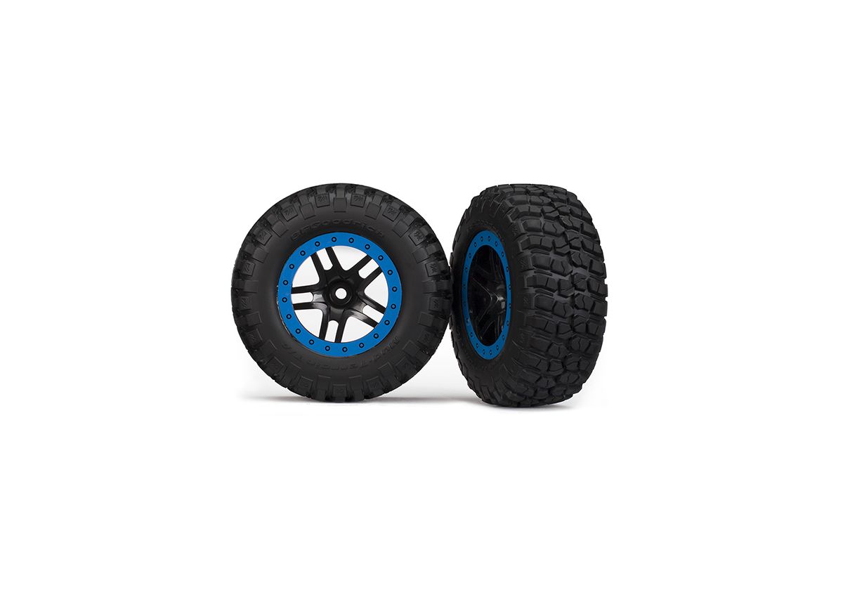 Traxxas 5883A Split-Spoke KM2 Tires Wheels