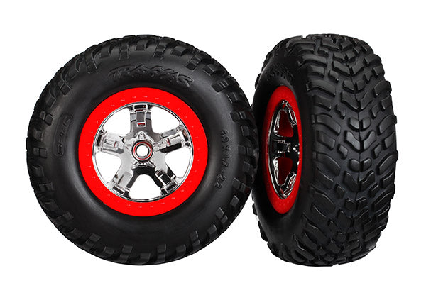 Traxxas 5888 SCT Tires Wheels Front