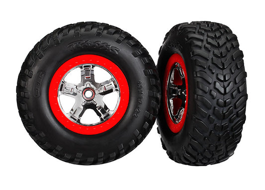 Traxxas 5888 SCT Tires Wheels Front