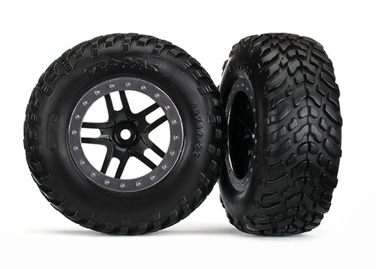 Traxxas 5889R Split-Spoke S1 Tires Wheels