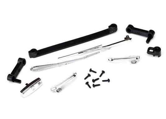 Traxxas 8132 Chrome Door Handles and Wipers w/ Hardware.