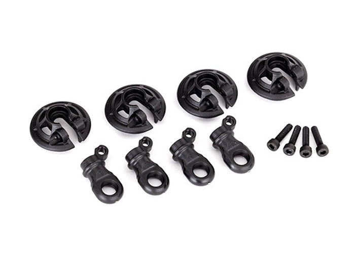 Traxxas 8459 Captured Lower Spring Retainers (4)